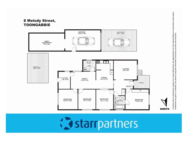 8 Melody Street, Toongabbie NSW 2146 Floorplan
