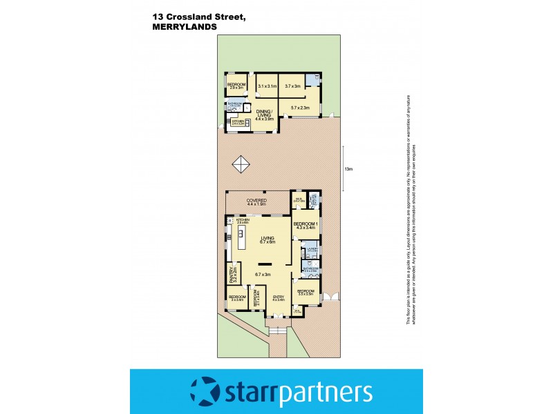 13 Crossland Street, Merrylands NSW 2160 Floorplan