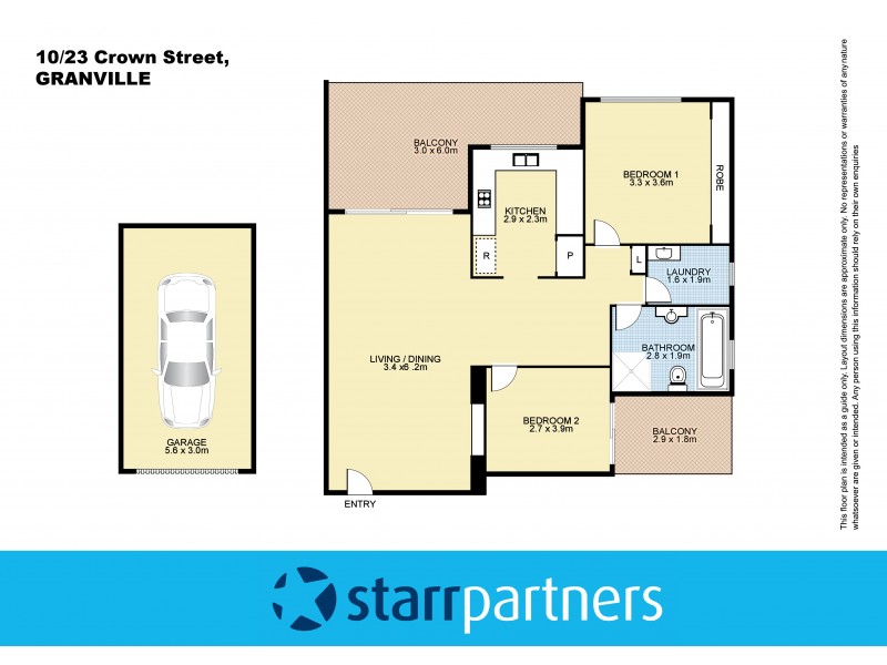 10/23 Crown Street, Granville NSW 2142 Floorplan
