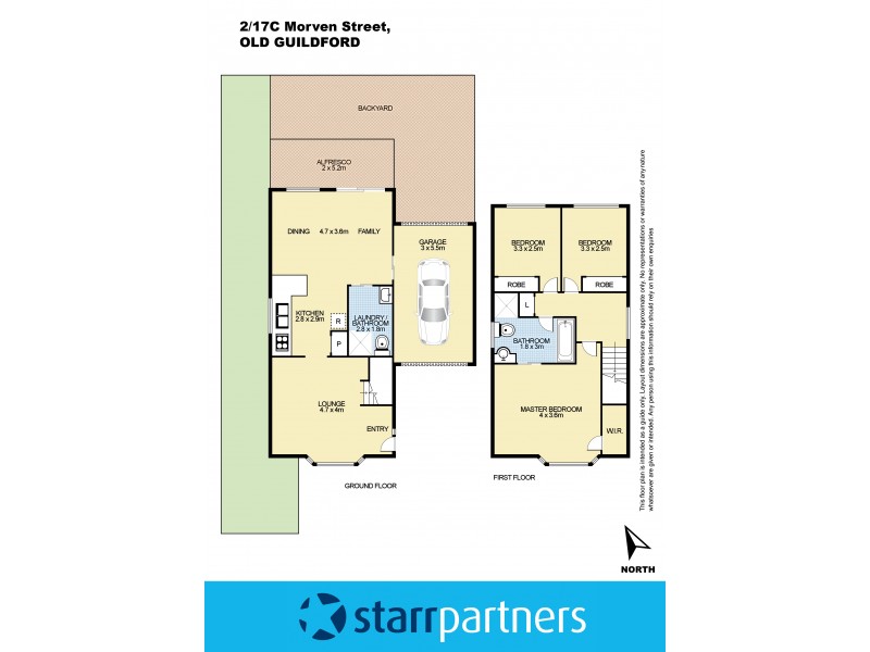 2/17c Morven Street, Guildford NSW 2161 Floorplan