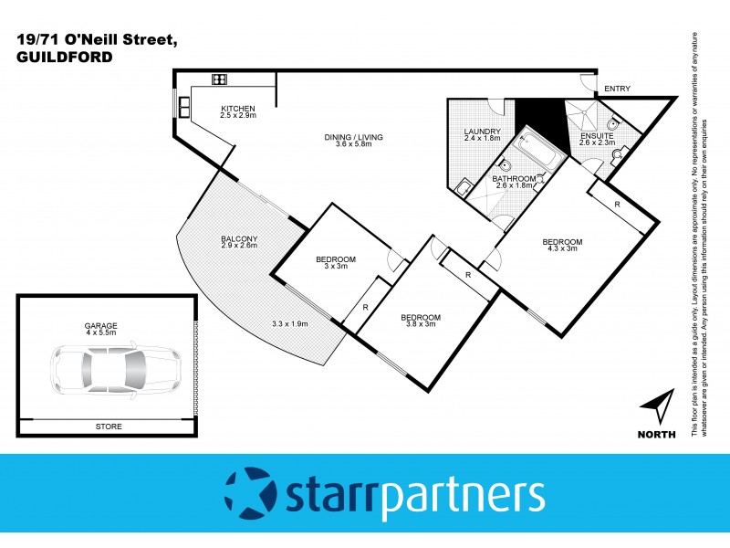 19/71 O’Neill Street, Guildford NSW 2161 Floorplan