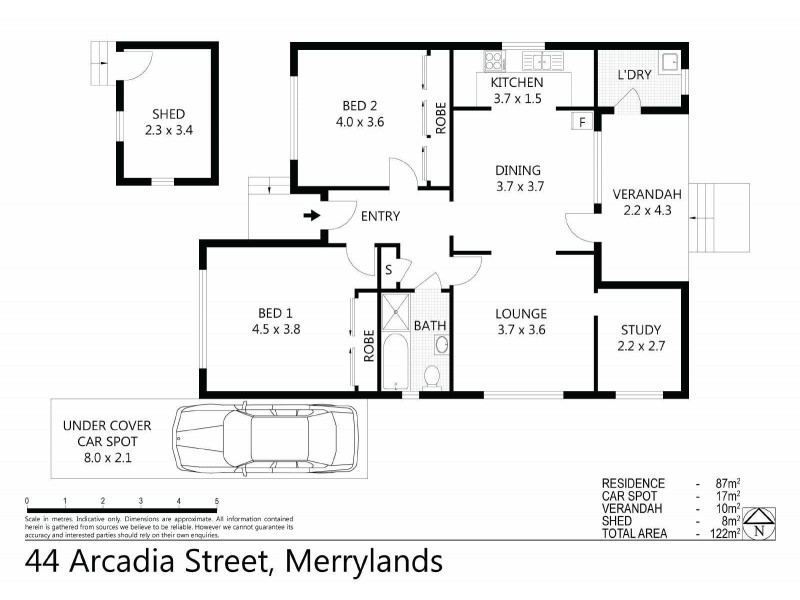 44 ARCADIA STREET, Merrylands NSW 2160