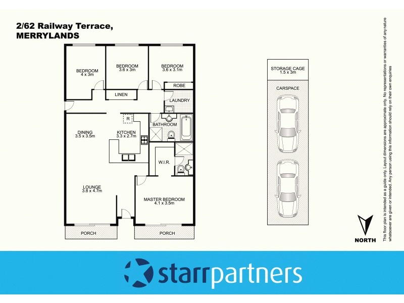 2/62 Railway Terrace, Merrylands NSW 2160 Floorplan