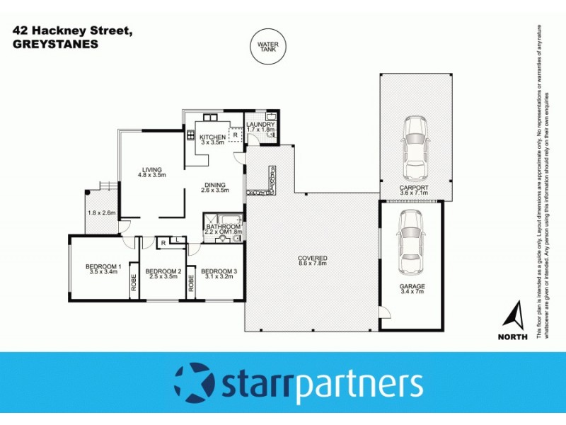 42 Hackney Street, Greystanes NSW 2145 Floorplan