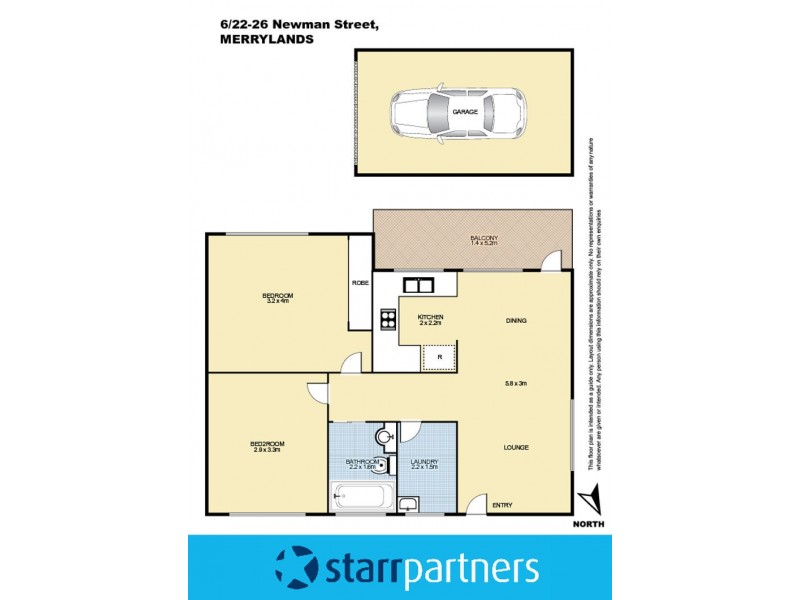 6/22-26 Newman Street, Merrylands NSW 2160 Floorplan
