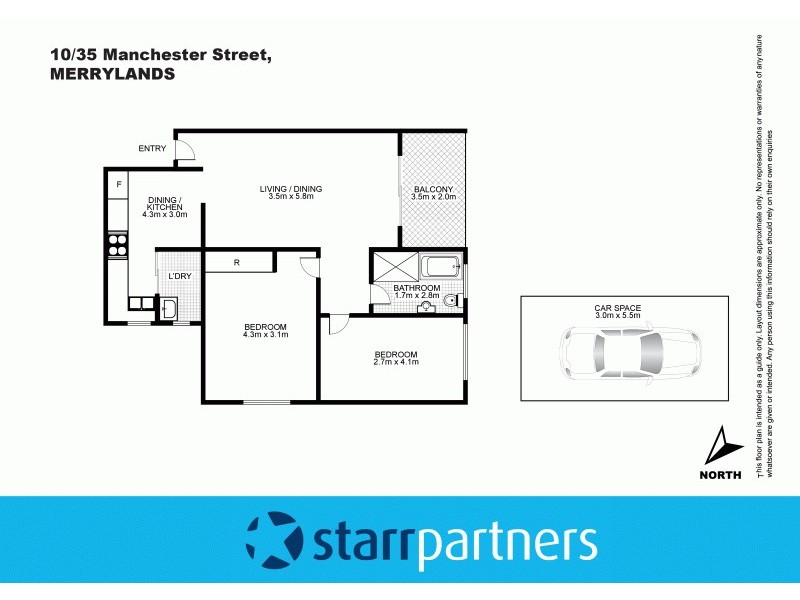 10/35 Manchester Street, Merrylands NSW 2160 Floorplan