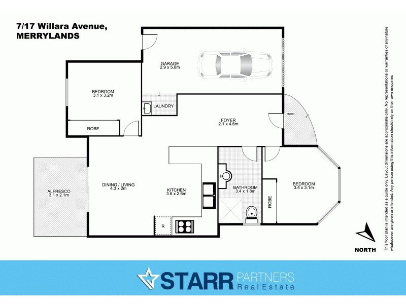 7/17 Willara Avenue, Merrylands NSW 2160 Floorplan