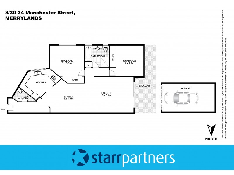 8/30-34 Manchester Street, Merrylands NSW 2160 Floorplan