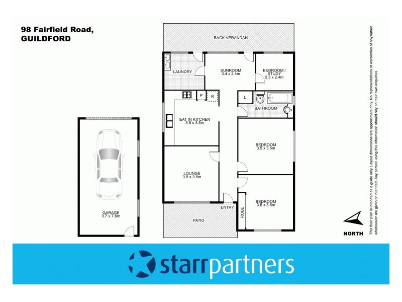 98 Fairfield Road, Guildford NSW 2161 Floorplan