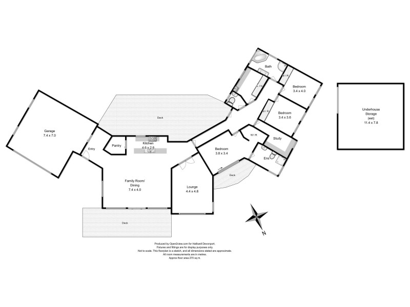 228 Grandview Drive, South Spreyton TAS 7310 Floorplan