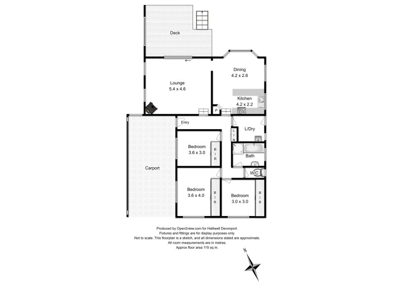 3 Pengali Place, Devonport TAS 7310 Floorplan