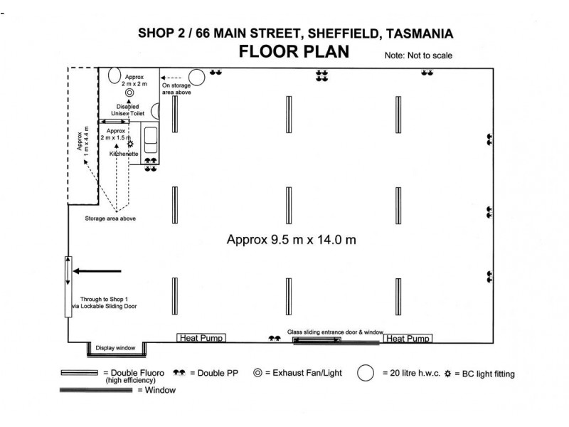 1, 2 & 3/66 Main Street, Sheffield TAS 7306 Floorplan