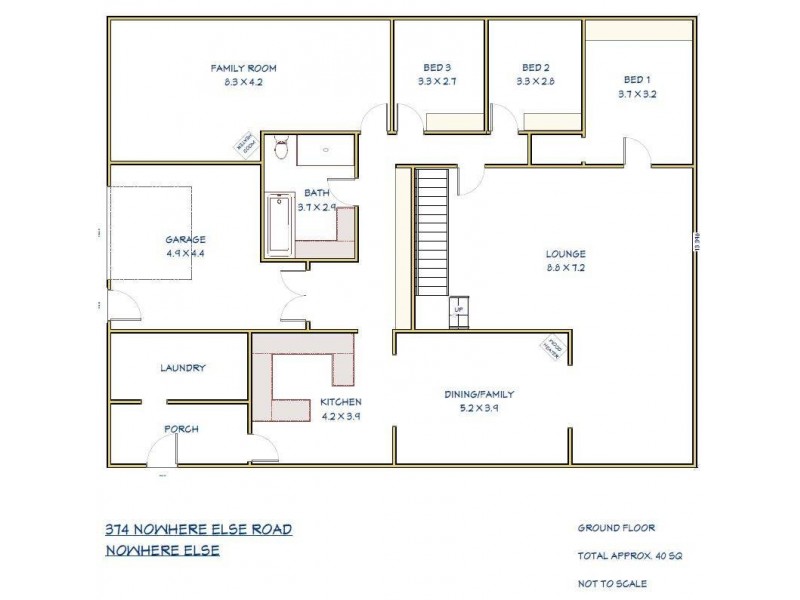 374 Nowhere Else Road, Nowhere Else TAS 7306 Floorplan