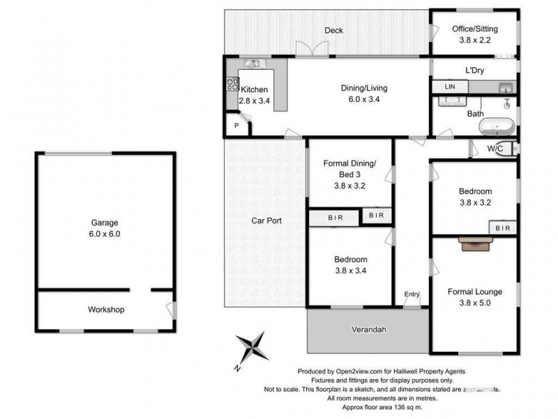 8 Johnson Street, Sheffield TAS 7306 Floorplan