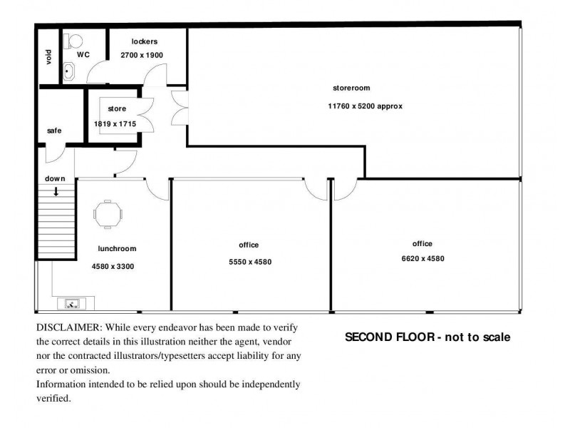 Second Floor, 45-47 Rooke Street Mall, Devonport TAS 7310 Floorplan