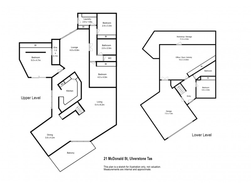 21 McDonald Street, Ulverstone TAS 7315 Floorplan