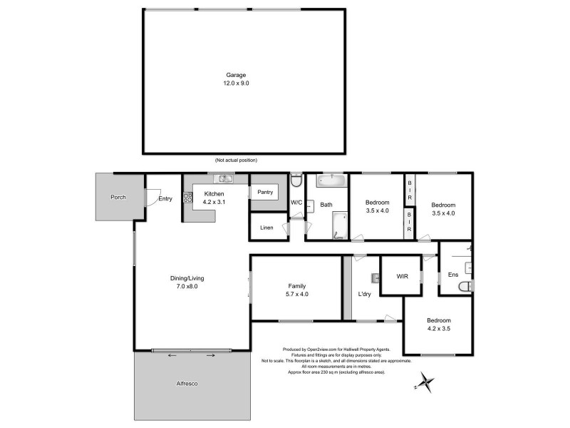 1 Wattlepod Court, Spreyton TAS 7310 Floorplan