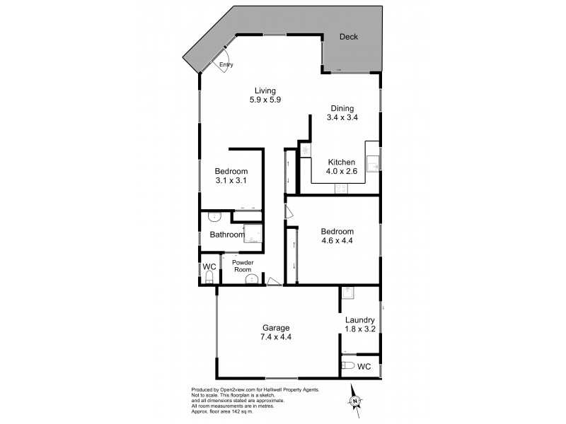 2 Hudson Court, Shearwater TAS 7307 Floorplan