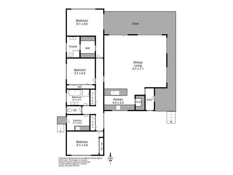 25 Charles Street, Squeaking Point TAS 7307 Floorplan
