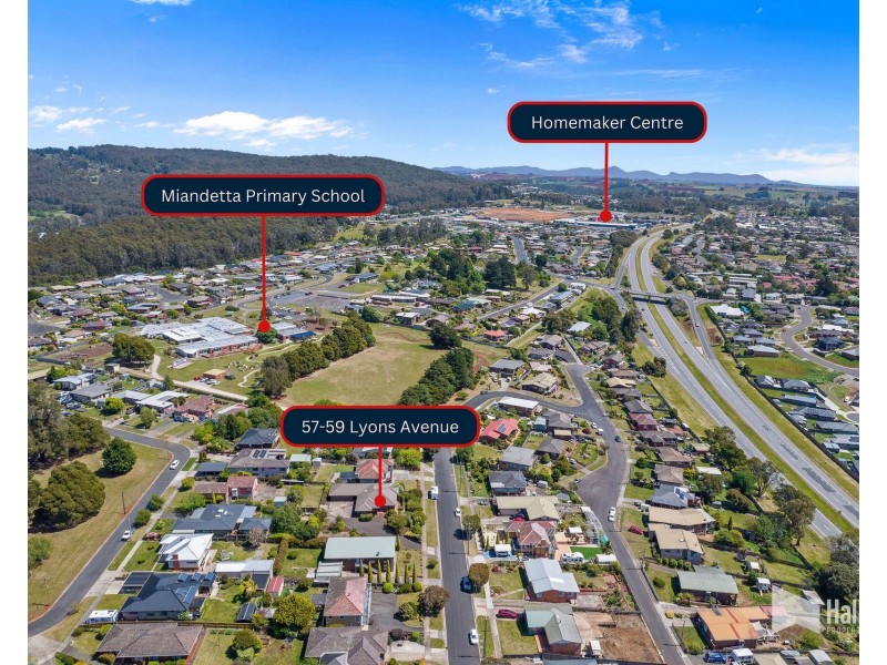 57-59 Lyons Avenue, Miandetta TAS 7310