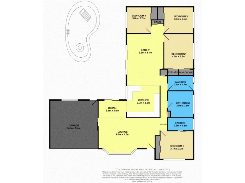 5 Oscar Ramsay Drive, Boambee East NSW 2452 Floorplan