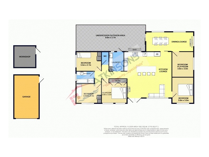 65 Sixteenth Avenue, Sawtell NSW 2452 Floorplan