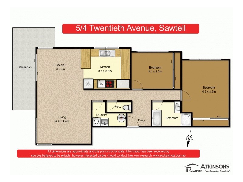 5/4 Twentieth Avenue, Sawtell NSW 2452 Floorplan