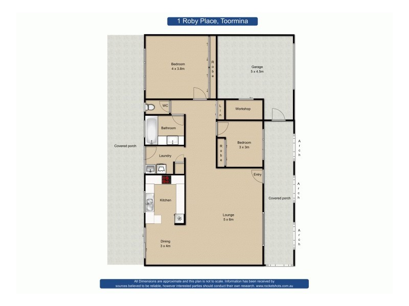 1 Roby Place, Toormina NSW 2452 Floorplan