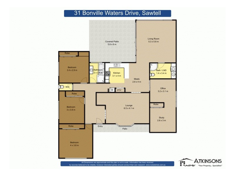 31 Bonville Waters Drive, Sawtell NSW 2452 Floorplan