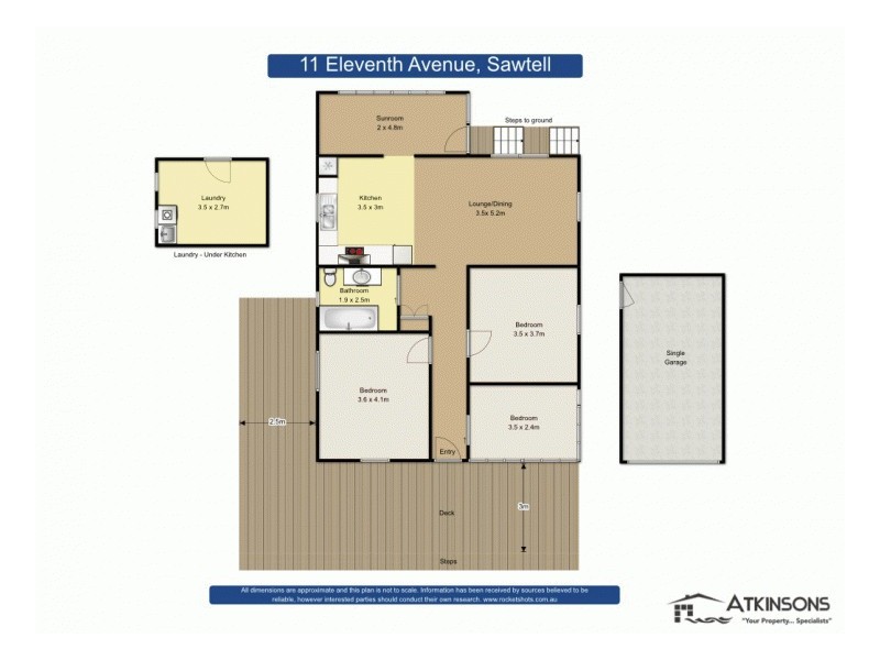 11 Eleventh Avenue, Sawtell NSW 2452 Floorplan