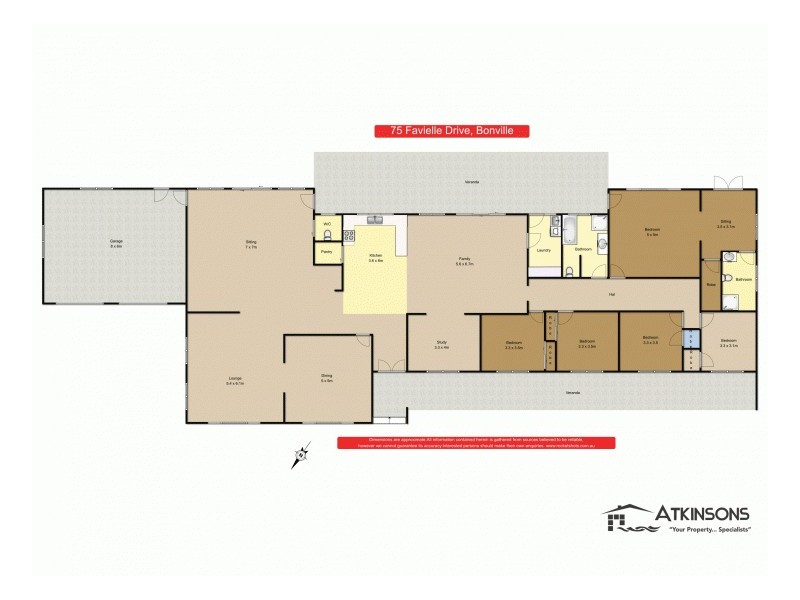 75 Faviell Drive, Bonville NSW 2441 Floorplan