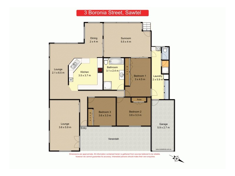 3 Boronia Street, Sawtell NSW 2452 Floorplan