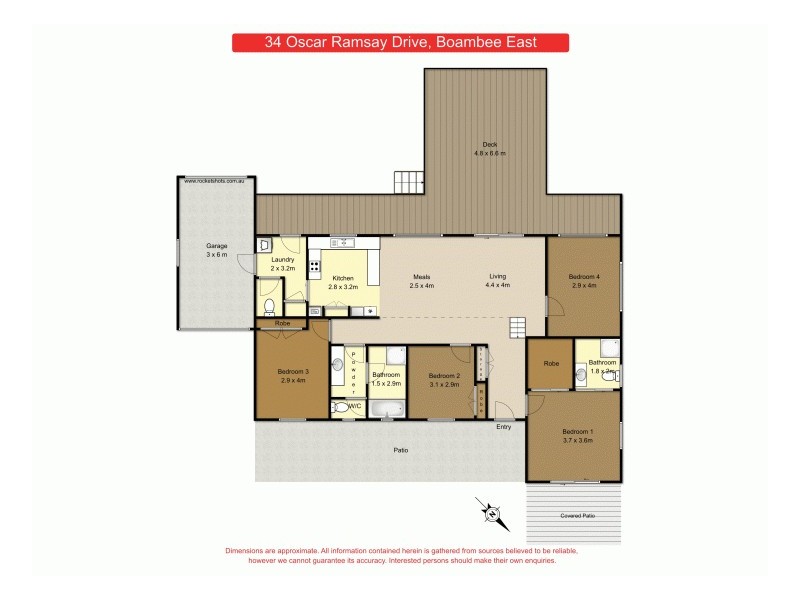 34 Oscar Ramsay Drive, Boambee East NSW 2452 Floorplan