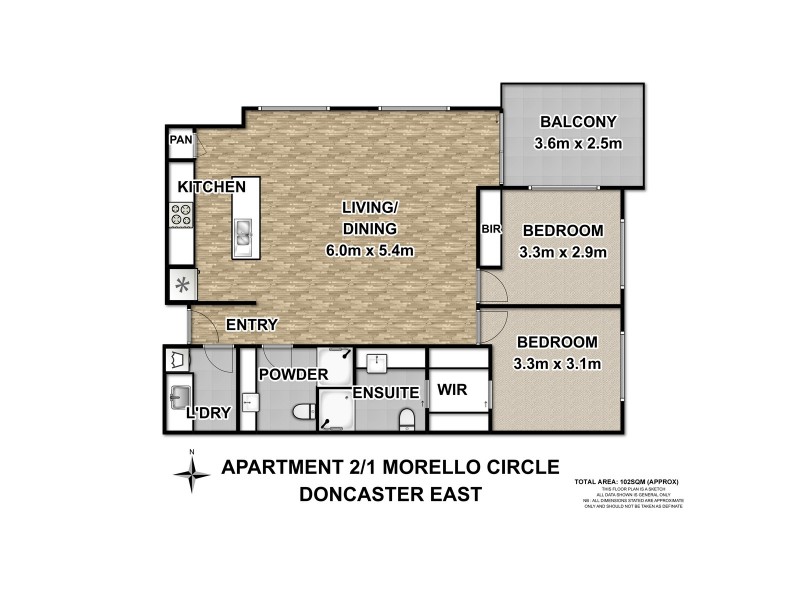 1 Morello Circle, Doncaster East VIC 3109 Floorplan