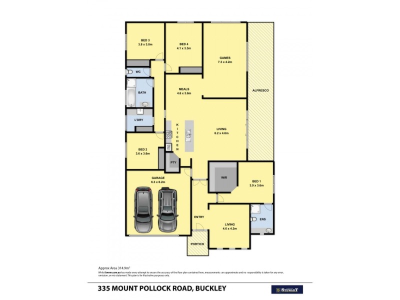 335 Mt. Pollock Road, Buckley VIC 3240 Floorplan