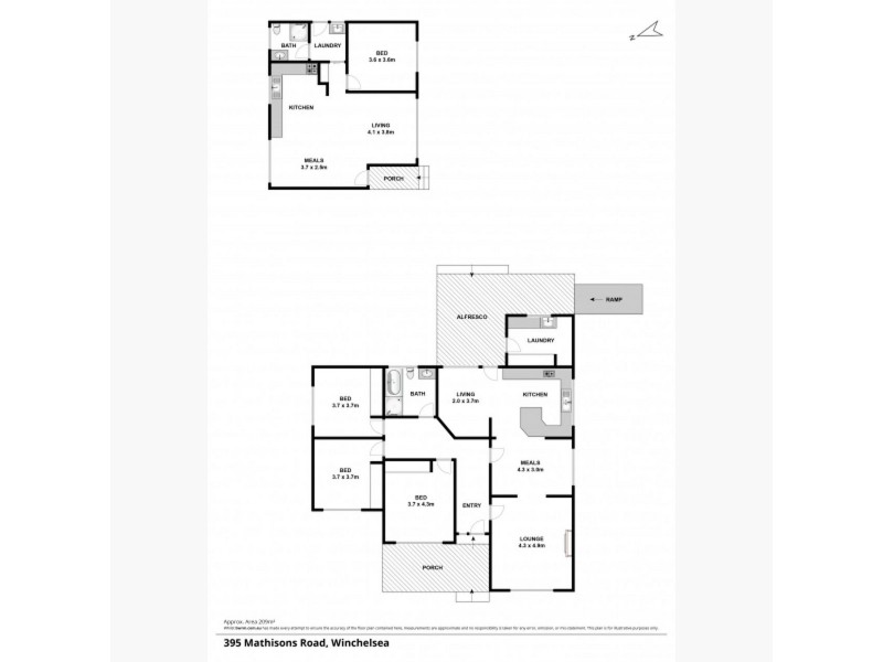 395 Mathisons Road, Winchelsea VIC 3241 Floorplan