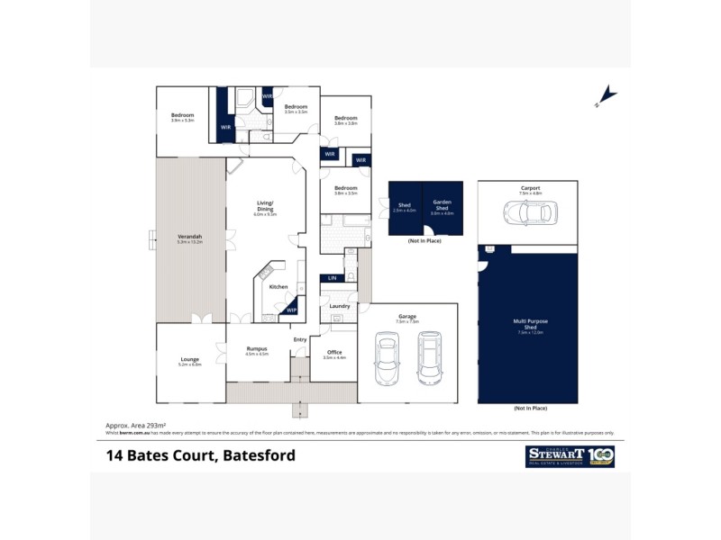 14 Bates Court, Batesford VIC 3221 Floorplan