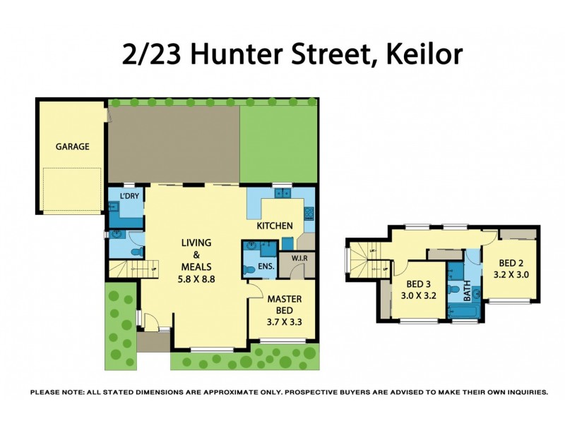 2/23 HUNTER STREET, Keilor VIC 3036 Floorplan