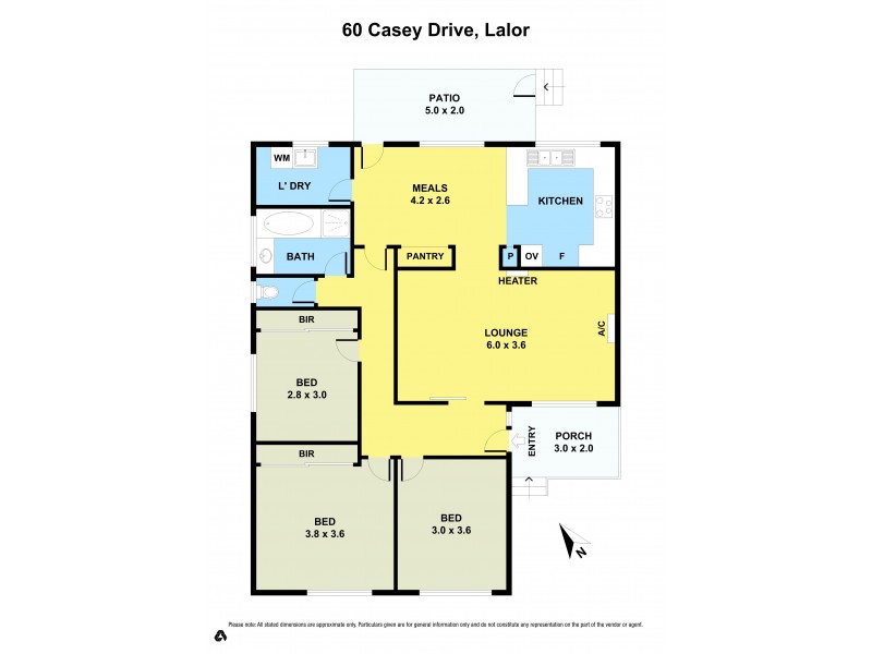 60 Casey Drive, Lalor VIC 3075 Floorplan