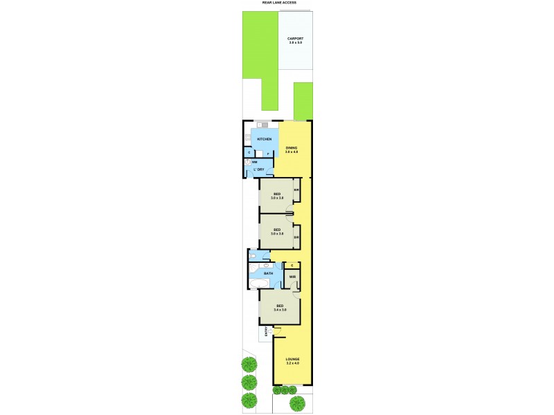 130a DEAN STREET, Moonee Ponds VIC 3039 Floorplan