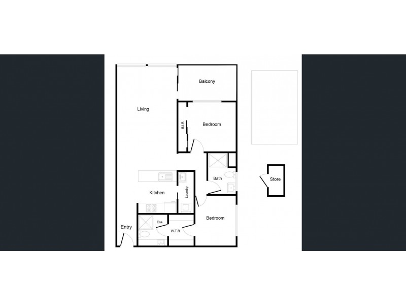 202/90 La Scala Avenue, Maribyrnong VIC 3032 Floorplan