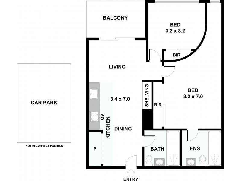 707/8-10 Daly Street, South Yarra VIC 3141 Floorplan