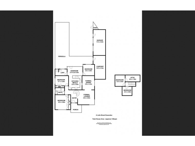 4 Leila Street, Essendon VIC 3040 Floorplan