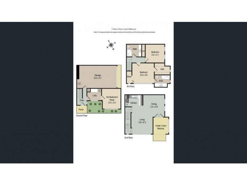 1 Wilson Street, South Melbourne VIC 3205 Floorplan