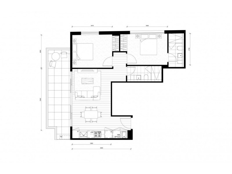 502/109 Inkerman Street, St Kilda VIC 3182 Floorplan