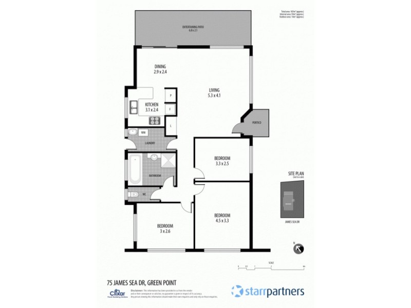 75 James Sea Drive, Green Point NSW 2251 Floorplan