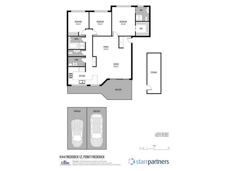 9/44 Frederick Street, Point Frederick NSW 2250 Floorplan