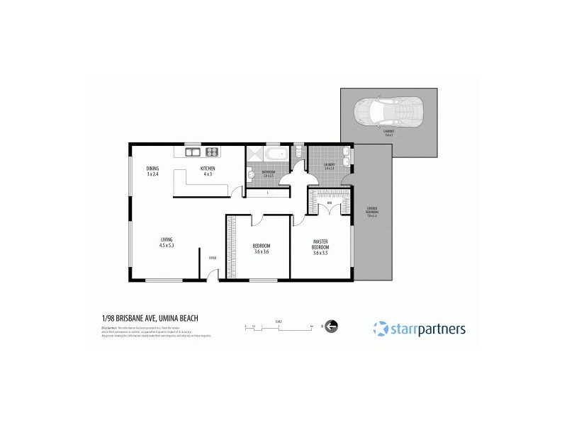 1/98 Brisbane Avenue, Umina Beach NSW 2257 Floorplan