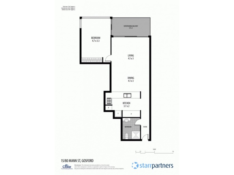 15/72-82 Mann Street, Gosford NSW 2250 Floorplan