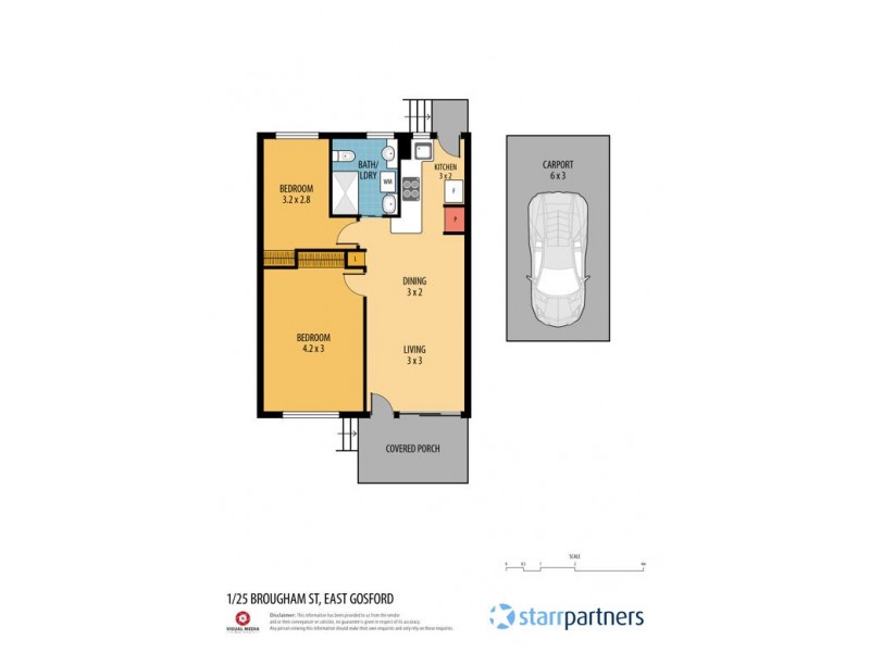 1/25 Brougham Street, East Gosford NSW 2250 Floorplan